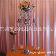 高档原创串珠水晶烛台，欧美时尚烛台,婚庆烛台