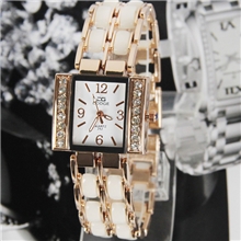 2013爆款女式双链手表仿陶瓷系列高档女表韩版时尚厂家直销252