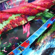 真丝直喷数码花活性直喷数码印花