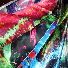 全棉面料数码印花真丝面料数码印花全棉印花