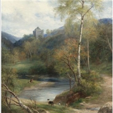 高端纯手工风景油画风景画山水风景低价格