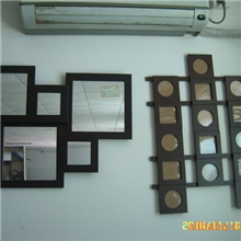 玻璃镜子相框重叠木制相框玻璃相框