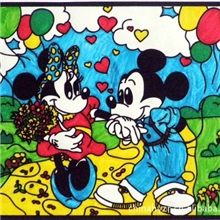 供应植绒填色画板义乌好货DIY产品首选