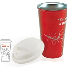 正品乐扣乐扣双层马克杯不锈钢保温杯办公水杯