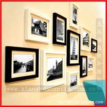 定制照片墙5寸相框创意相框墙加厚像框小额批发义乌装饰框厂家