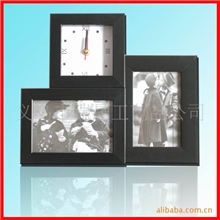 创意欧式组合相框小额批发定制外贸钟表黑相架义乌发泡像框厂家