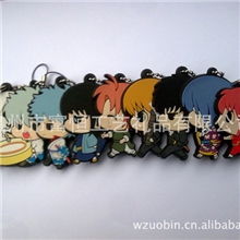 银魂软胶一系列钥匙扣订制生产可订制