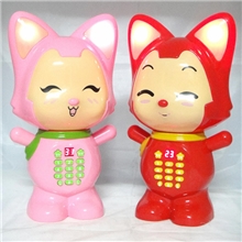 比汤姆猫性能更全的正品远大牌阿狸桃子故事机耐摔益智早教机