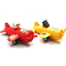 儿童玩具批发益智玩具混批回力玩具喜洋洋与灰太狼迷你小飞机20g