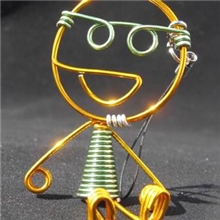 沈阳/创意礼品手工机器人挂件表情娃娃大头娃娃热销礼品