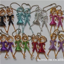 平遥古城/创意手工艺品情侣机器人挂件旅游纪念品特色产品