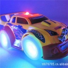 电动万向明轮彩光音乐赛车电动玩具电动车0.15