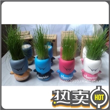 4色卡通青草淘气郎迷你草娃娃长草娃娃系列草头娃娃批发