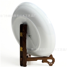 【雨忠红木】鸡翅木盆架玉片架盆架