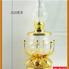 佛灯佛教用品中号精品仿k金酥油灯佛教酥油灯佛教用品批发