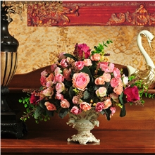 茶苞花仿真花绢花假花欧式花艺仿真花干花批发厂家直销