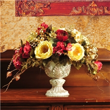 高档仿真花家居装饰仿真花仿真植物法国玛格丽特茶花广东仿真花