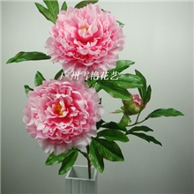 【精品推荐】供应三头富贵牡丹仿真花可定制（图）