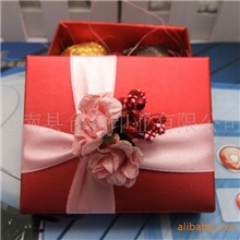 新款红色铝泊大号喜糖盒