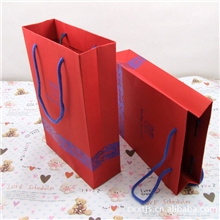 新款烫蓝金手提袋喜糖盒