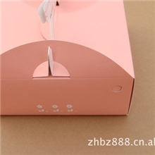 厂家直销粉红蝴蝶结芝士蛋糕盒蛋糕盒西点盒慕斯盒现货批发