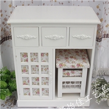 工厂现货批发木制工艺梳妆台田园风格多功能化妆台整装发货