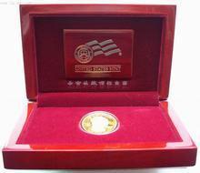 金币包装盒，高档实木金币纪念盒，纪念币木盒