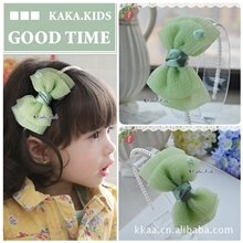 G00D清凉一夏泡泡沙大蝴蝶结珍珠发箍