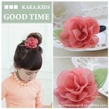 G00D儿童发绳透视雪纺发绳桔色