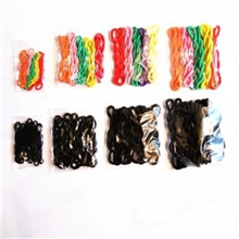 正宗艳红留芳牌皮筋经典麻花黑色发圈发绳头饰橡皮筋打底头绳