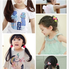 韩版儿童头饰发饰可爱发圈发绳皮筋义乌工厂直销