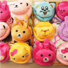 可爱毛绒钱包，小零钱包，小钱包，卡通造型钱包