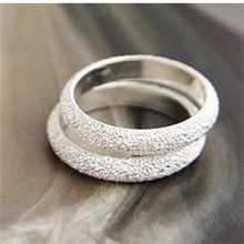 C99磨沙戒指约定终生/指环幸运戒子
