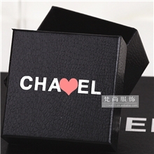 英文LOGO高档礼品盒小香奈包装耳钉耳环项链手镯包装盒