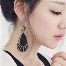 仿古水滴耳环复古水滴形耳环S176