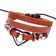 串珠桃心手链批发时尚韩版手链爆款精品店货源新款手饰手环