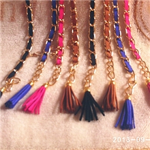 韩版百搭女士单排糖果色连衣裙配饰真皮腰链腰带批发定制