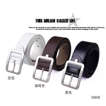 新款C--K潮品男女通用腰带男士皮带女式白日字扣经典版厂家批发