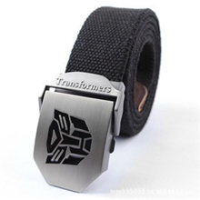 厂家直销变形金刚腰带男士皮带加厚帆布腰带时尚帆布腰带批发