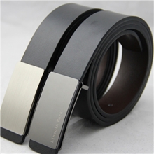 淘宝新款时尚真皮皮带高档男士皮带牛皮平滑扣腰带真皮带爆款