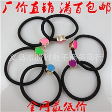 多款韩版糖果色爱心发圈发绳头绳时尚头饰头饰批发