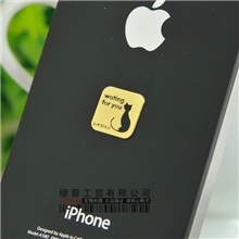 厂家韩国贴纸24K镀金卡通手机防辐射贴小礼物遮瑕贴按键贴