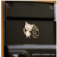 厂家批发送礼佳品24K镀金手机防辐射贴独立包装手机饰品