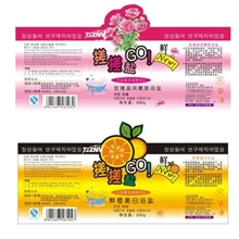 供应异性四色彩色不干胶标签印刷加工