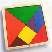 供应智力七巧板积木脑力开发玩具木制儿童玩具批发厂家直销