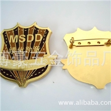 供应:金属胸章,压铁徽章不锈钢印刷徽章,铜烤漆徽章,合金徽章