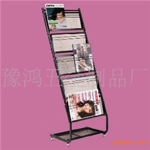 定做产品资料架、报刊杂志架，室外海报展示架