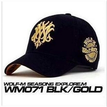 M狼7代帽子男女棒球帽韩版运动帽子成人帽子情侣帽一件代发