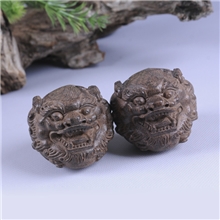 天然印尼沉香手把件沉香木质健身手球沉香貔貅雕件摆件XB568