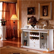 厂家供应高档板式家具欧式新古典餐厅柜3011#品牌圣玛家园